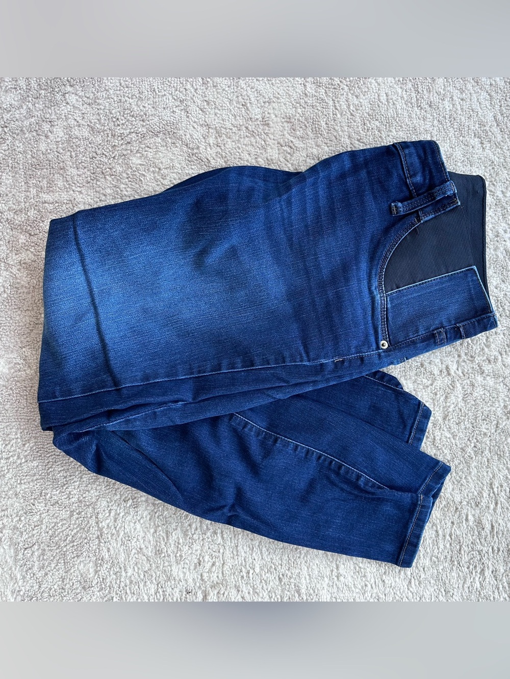 Maternity Dark Blue Stretch Jeans